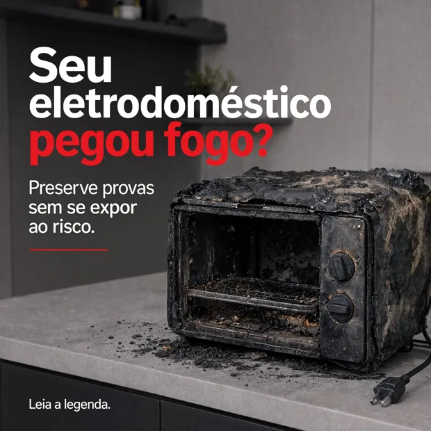Post: seu eletrodoméstico pegou fogo